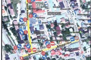 ATENTIE: Două străzi din Pucioasa au devenit cu sens unic, de astăzi
