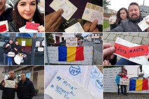 FOTO| #Votează ”ăştia” – Laitmotivul Diasporei pe mii de fotografii, în turul doi al alegerilor prezidenţiale 2019