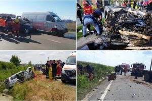 FOTOGALERIE. Cele mai grave accidente din acest an din Satu Mare: morţi, răniţi, maşini distruse