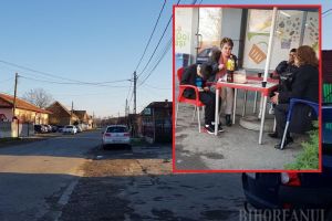 REPORTAJ BIHOREANUL: Primăriţa din Brusturi, prinsă la cafele lângă secţia de votare (FOTO / VIDEO)