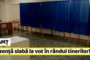 NEAMȚ: Prezenţa la vot în statistici. La Neamţ: 16% – tineri