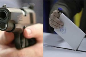Scandal cu focuri de ARMĂ într-o secţie de vot din ţară. Un bărbat a fost împuşcat