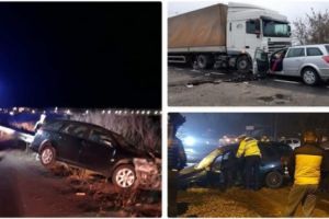A nins cu ACCIDENTE în Argeş!