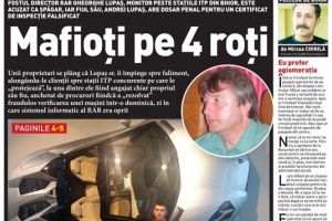 Nu rataţi BIHOREANUL tipărit! Fostul şef al RAR Oradea, Gheorghe Lupaş, şi fiul său sunt „eroii” unui scandal cu ITP-uri falsificate