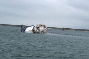 Midia Marine Terminal a participat, ieri, la salvarea echipajului navei Queen Hind (galerie foto)