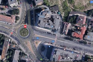 Accesul într-un sens giratoriu din Braşov va fi restricţionat timp de o săptămână