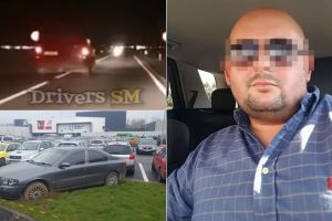 VIDEO. Șoferul mort de beat filmat pe DN19, reţinut pentru 24 de ore