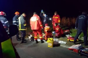 UPDATE FOTO: Accident MORTAL pe DN1, între Teiuş si Aiud. Un bărbat a DECEDAT în urma impactului