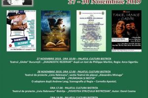 Începe a XV-a ediţie a Festivalului de teatru şi literatură ”Liviu Rebreanu”