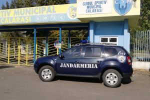 Jandarmeria Mobila Constanta asigura ordinea publica la meciul AFC Dunarea Calarasi-FC Rapid Bucuresti