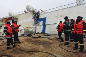 ISU Dobrogea a reluat activitatea de salvare a oilor din Portul Midia