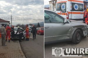 FOTO. VIDEO: ACCIDENT la ieşire din parcarea Kaufland, lângă viitorul McDonald’s. Două maşini avariate după o neacordare de prioritate