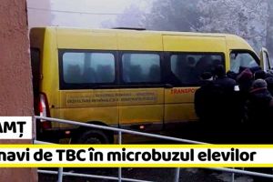 NEAMȚ: Bolnavi de TBC în microbuzul elevilor