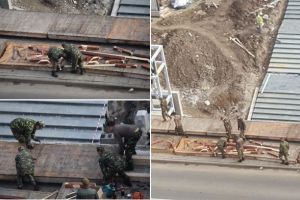 ZIUA NAȚIONALĂ la Alba Iulia. Militarii au început montarea scenei pentru parada ce va avea loc duminică