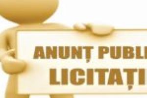 Anunţ licitaţie publică, S.C. AQUACARAȘ S.A. Reşiţa