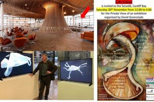 Expoziţie dedicată artistului George Ostafi la Galeria de artă de la Parlamentul Galez din ...