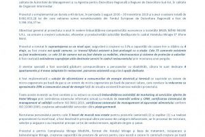 Comunicat de presa: Finalizarea proiectului 