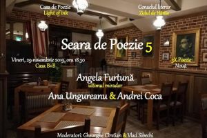 Scriitoarea Angela Furtună, la „Seara de poezie”, ediţia a V-a