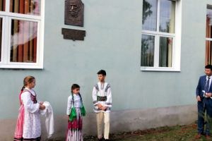 FOTO: Placheta Teleki Domokos, dezvelită la Școala Gimnazială din Gorneşti