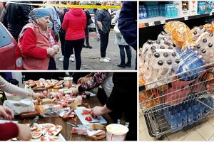 FOTO. O mână de voluntari a pregătit hrană pentru victimele exploziei din Satu Mare