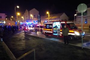 Trei pompieri au ajuns la spital în urma incidentului de la mall-ul Promenada Sibiu