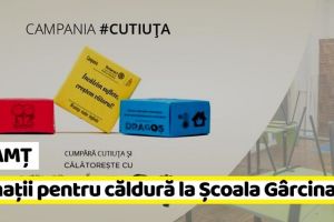 NEAMȚ: Campanie de donaţii pentru căldură la Școala Gârcina