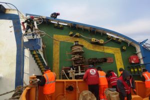 Incident Portul Midia: Pilotul navei cu oi, rasturnata in Marea Neagra, explica ce s-a intamplat la bordul vasului 