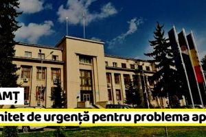 NEAMȚ: Comitet pentru Situaţii de Urgenţă convocat la Roman pentru problema apei