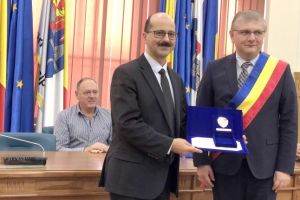 „Valurile Dunării” a răsunat în Primăria Timişoara. Autorul, Jovan Ivanović, numit cetăţean de onoare