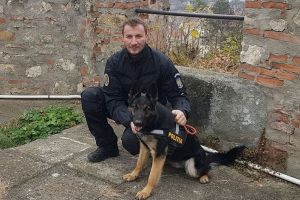 FOTO Cunoscutul poliţist Marian Godină are o nouă colegă – O căţeluşă dresată la Sibiu