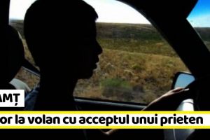 NEAMȚ: Minor prins la volan. Autoturismul i-a fost încredinţat de un prieten
