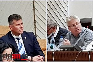 FOTO. Adrian Ştef îl ia la întrebări pe Pataki. Consilierii ALDE se delimitează de Ștef