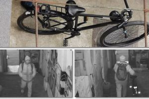 Bicicletă furată la dis-de-dimineaţă din Timişoara, dintr-un gang. Presupusul hoţ surprins de camere
