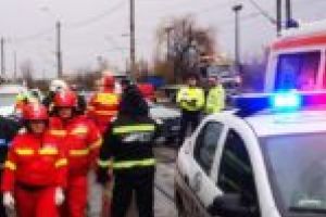FOTO. Trafic blocat în Triaj! Încă un accident rutier la Reşiţa