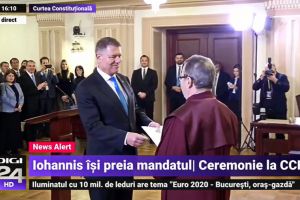 Klaus Iohannis a preluat oficial cel de-al doilea mandat în fruntea ţării