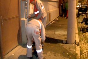 În arest după ce s-a oprit cu maşina în contorul de gaze