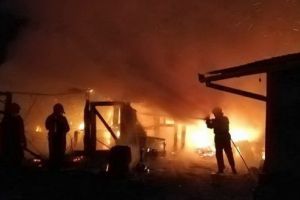 Incendiu la o casă din Hodac