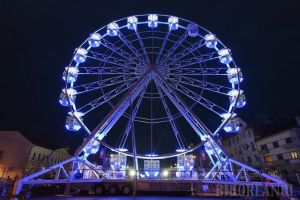 Târgul de Crăciun din Oradea: Roata carusel nu va primi încă 