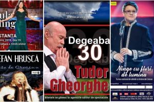 Cadourile Casei de cultura din Constanta in luna decembrie:  Concerte extraordinare cu Tudor Gheorghe, Paula Seling, Fuego, Ștefan Hrusca 