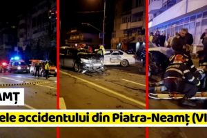 NEAMȚ: A trecut pe roşu! 6 victime în accidentul din Piatra-Neamţ (FOTO-VIDEO)