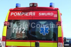 Eveniment rutier intre un camion si un autoturism, in Crucea, judetul Constanta 