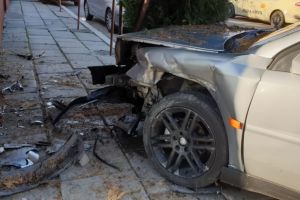 Accident cu doua victime, la intersectia strazilor Crinului si Trandafirului, in Constanta (galerie foto)