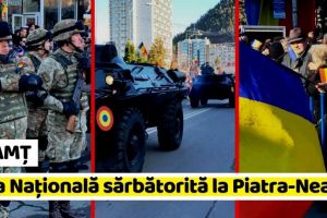 Neamţ: Ziua Naţională sărbătorită la Piatra-Neamţ (FOTO-VIDEO)