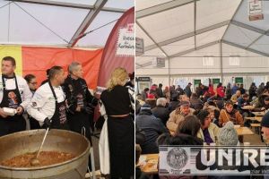 LIVE VIDEO. FOTO| Masa populară de 1 Decembrie 2019 la Alba Iulia: 10.000 de porţii de mâncare servite în cadrul aniversării Zilei Naţionale din Cetatea Alba Carolina