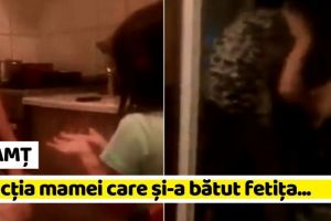 NEAMȚ: Reacţia mamei care şi-a bătut fetiţa: „A înjurat…”