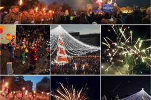 Start sărbătorilor de iarnă: Spectacol de lumină şi culoare în Piaţa Petru Rareş