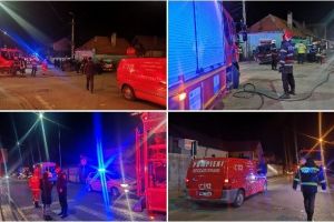 FOTO, VIDEO. Accident rutier GRAV în Alba Iulia: Șase persoane rănite, dintre care doi COPII, după o coliziune între un BMW şi un Logan. O ţeavă de gaz a fost fisurată