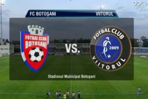 Astăzi: FC Botoşani- Viitorul Contanţa