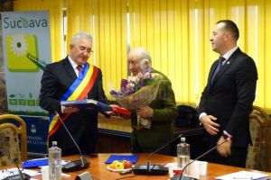 Veteran de război în vârstă de aproape 100 de ani, devenit „Cetăţean de onoare” al Sucevei