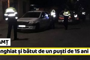 NEAMȚ: Tânăr înjunghiat şi bătut de un puşti de 15 ani